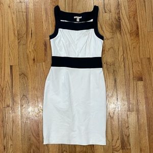 Banana Republic Navy Blue & White Dress 2P